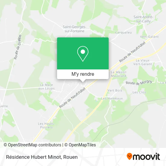 Résidence Hubert Minot plan