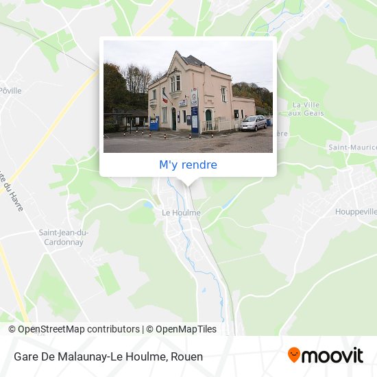 Gare De Malaunay-Le Houlme plan