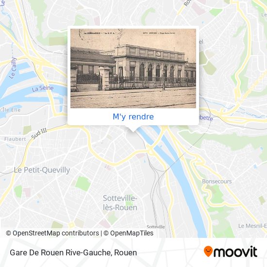 Gare De Rouen Rive-Gauche plan