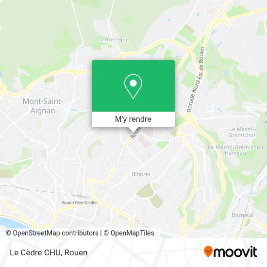 Le Cèdre CHU plan