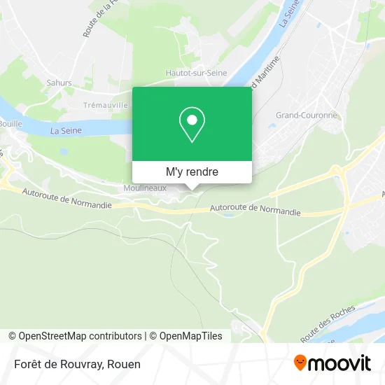 Forêt de Rouvray plan