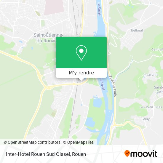 Inter-Hotel Rouen Sud Oissel plan