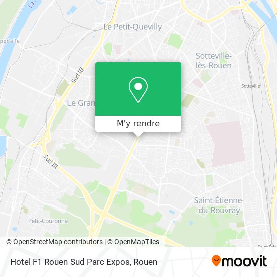 Hotel F1 Rouen Sud Parc Expos plan