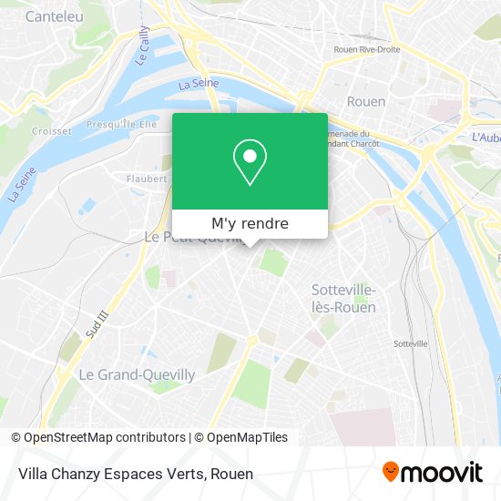 Villa Chanzy Espaces Verts plan