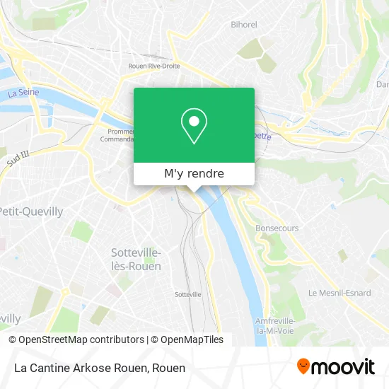 La Cantine Arkose Rouen plan