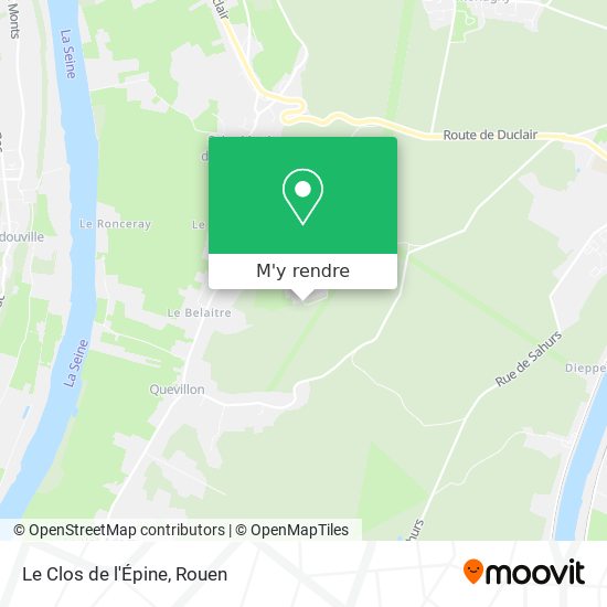 Le Clos de l'Épine plan