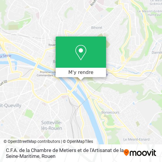C.F.A. de la Chambre de Metiers et de l'Artisanat de la Seine-Maritime plan