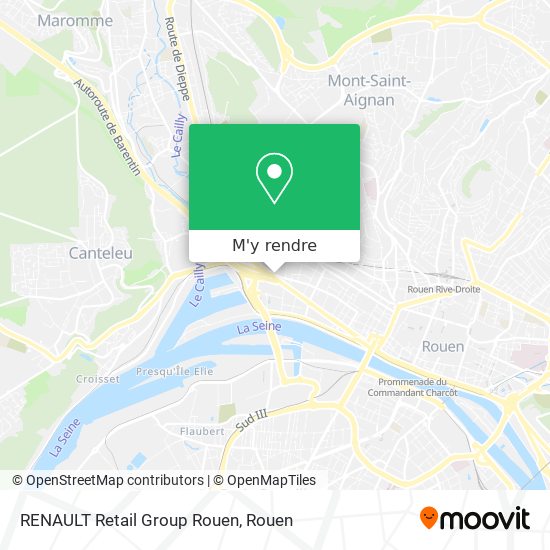 RENAULT Retail Group Rouen plan