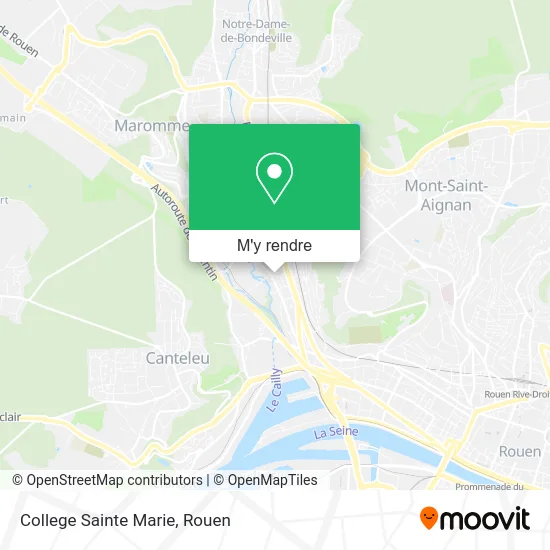 College Sainte Marie plan