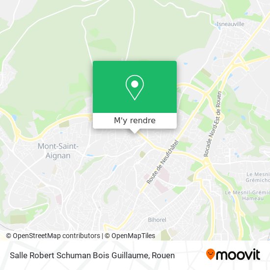 Salle Robert Schuman Bois Guillaume plan