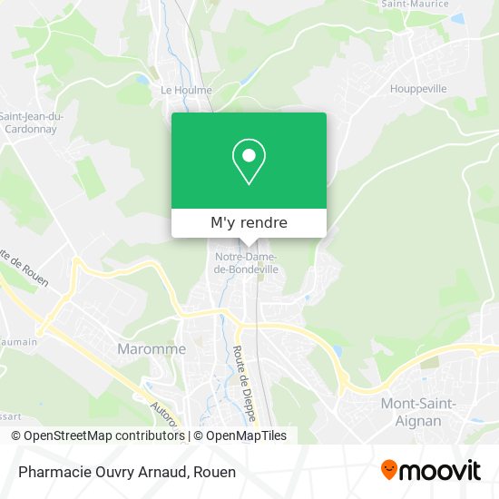 Pharmacie Ouvry Arnaud plan