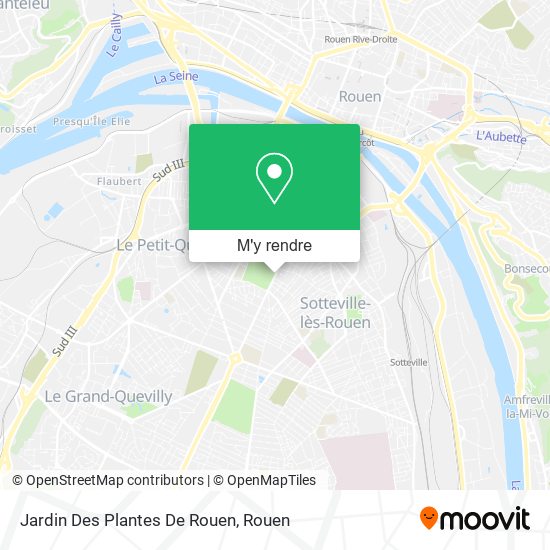 Jardin Des Plantes De Rouen plan