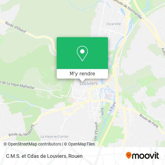 C.M.S. et Cdas de Louviers plan