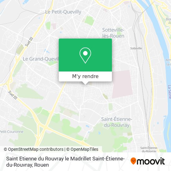 Saint Etienne du Rouvray le Madrillet Saint-Étienne-du-Rouvray plan