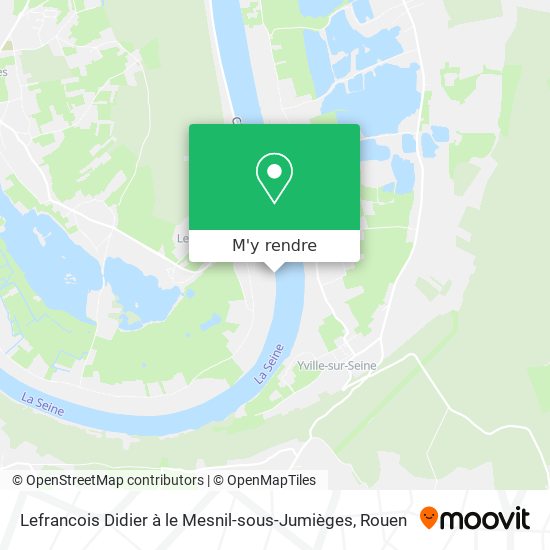 Lefrancois Didier à le Mesnil-sous-Jumièges plan