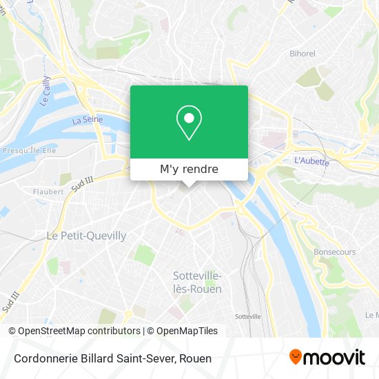 Cordonnerie Billard Saint-Sever plan