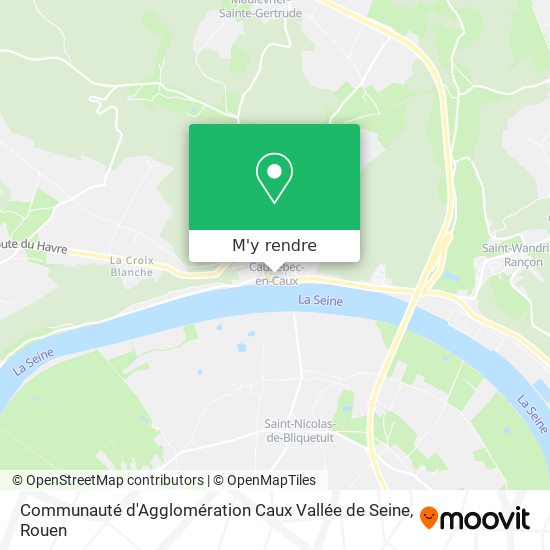 Communauté d'Agglomération Caux Vallée de Seine plan