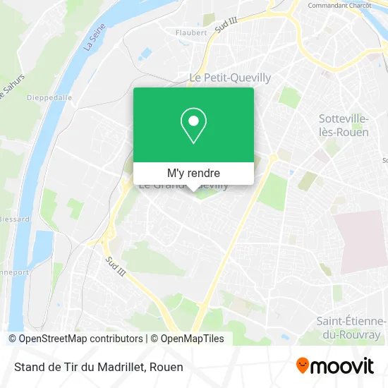 Stand de Tir du Madrillet plan