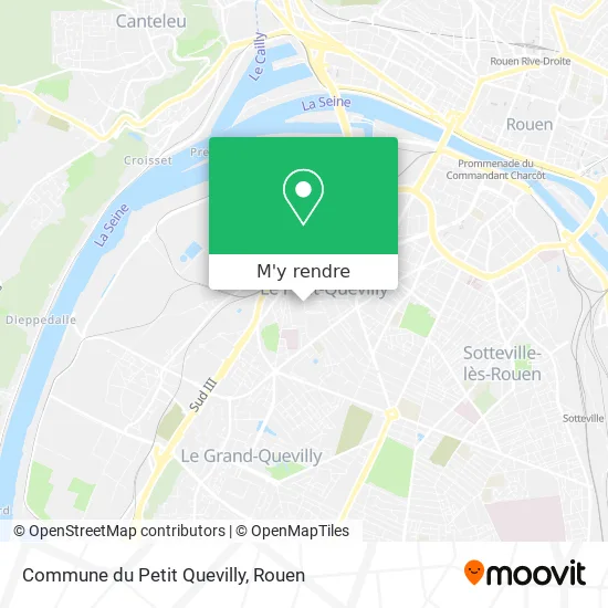 Commune du Petit Quevilly plan