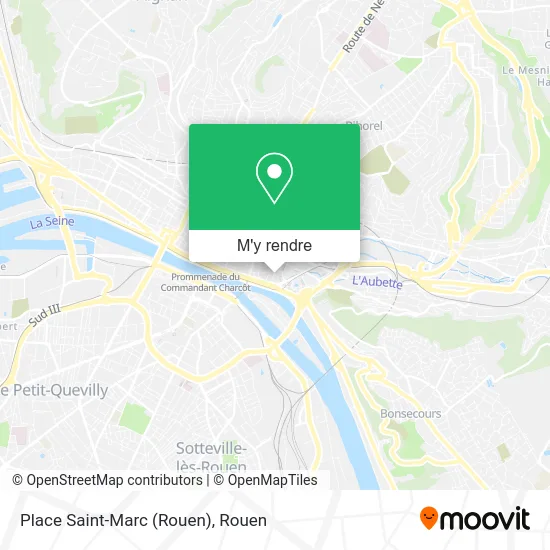 Place Saint-Marc (Rouen) plan