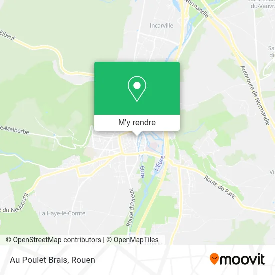 Au Poulet Brais plan