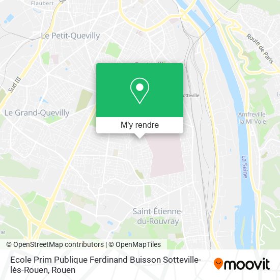 Ecole Prim Publique Ferdinand Buisson Sotteville-lès-Rouen plan