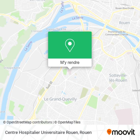 Centre Hospitalier Universitaire Rouen plan