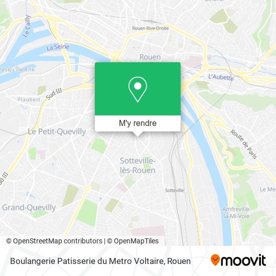 Boulangerie Patisserie du Metro Voltaire plan