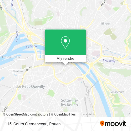 115, Cours Clemenceau plan