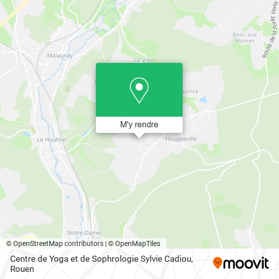 Centre de Yoga et de Sophrologie Sylvie Cadiou plan
