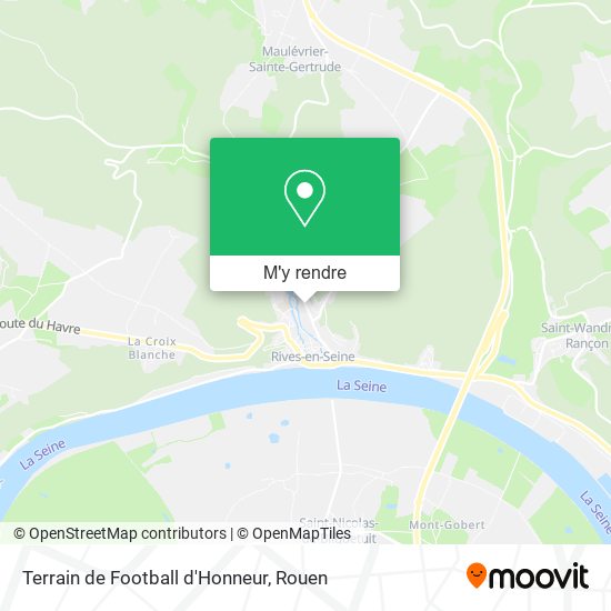 Terrain de Football d'Honneur plan