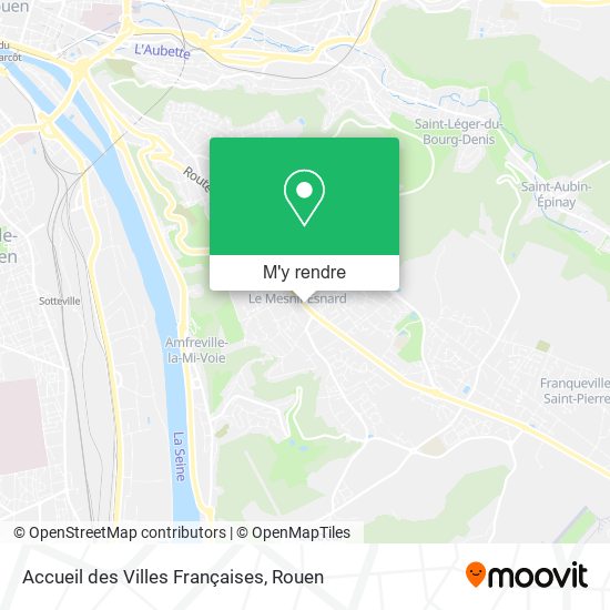 Accueil des Villes Françaises plan