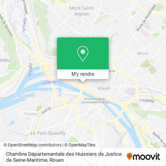 Chambre Départementale des Huissiers de Justice de Seine-Maritime plan