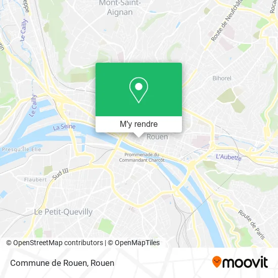 Commune de Rouen plan