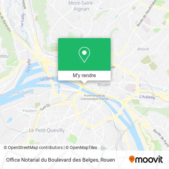 Office Notarial du Boulevard des Belges plan