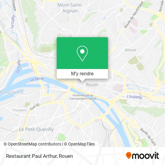 Restaurant Paul Arthur plan