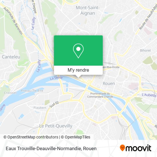 Eaux Trouville-Deauville-Normandie plan