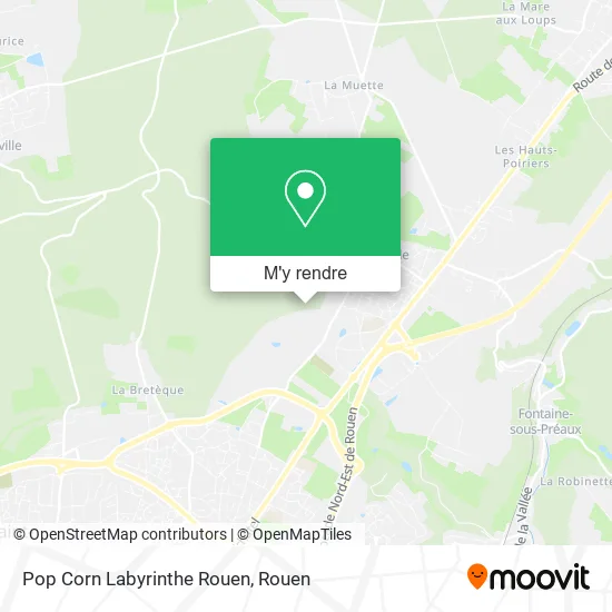 Pop Corn Labyrinthe Rouen plan