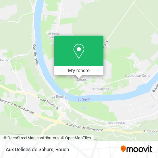 Aux Délices de Sahurs plan