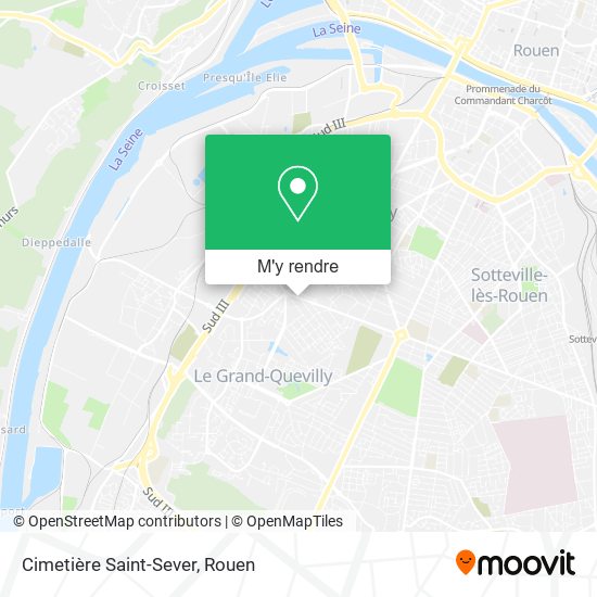 Cimetière Saint-Sever plan