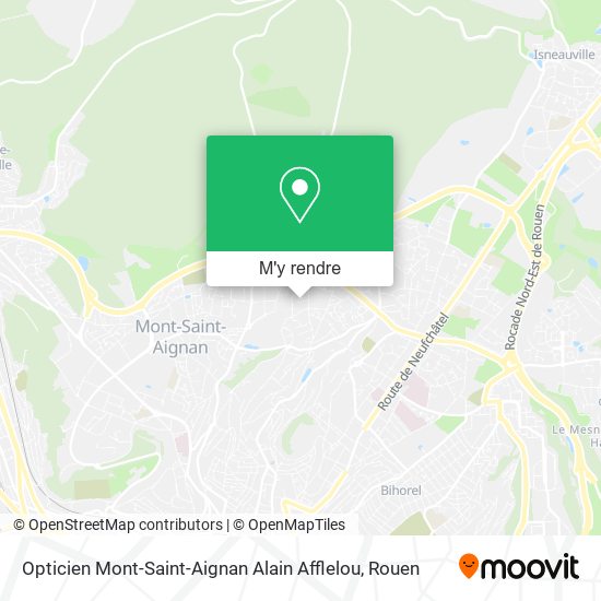 Opticien Mont-Saint-Aignan Alain Afflelou plan