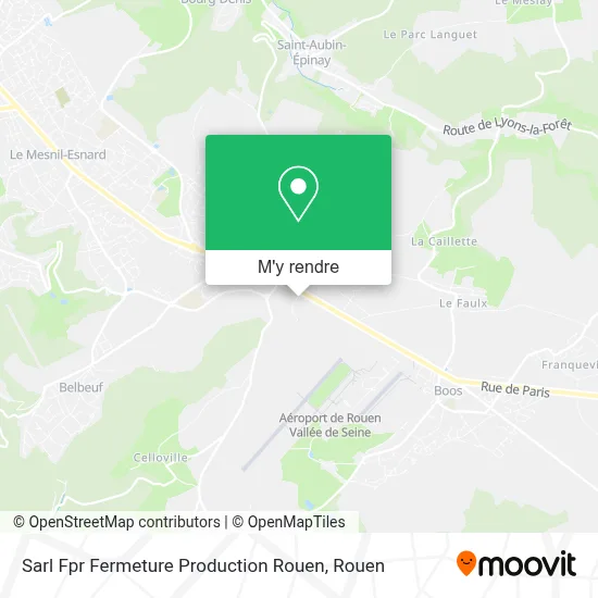 Sarl Fpr Fermeture Production Rouen plan