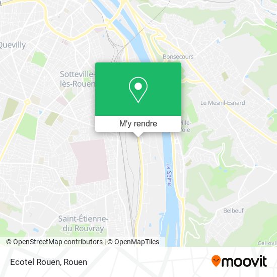 Ecotel Rouen plan