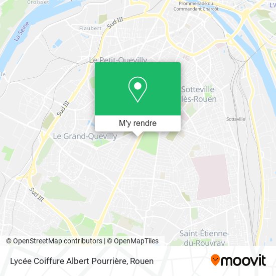 Lycée Coiffure Albert Pourrière plan