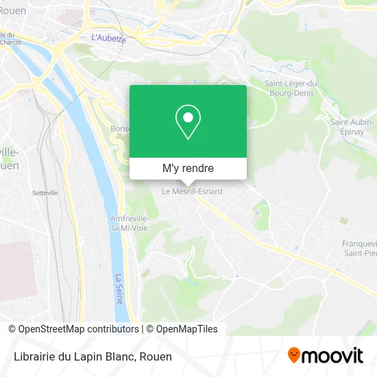 Librairie du Lapin Blanc plan