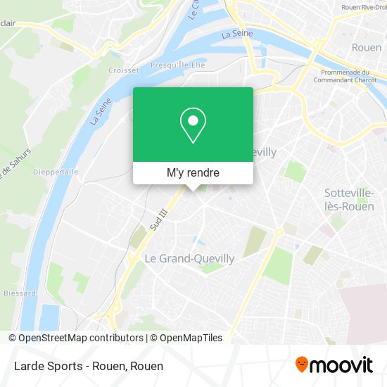 Larde Sports - Rouen plan