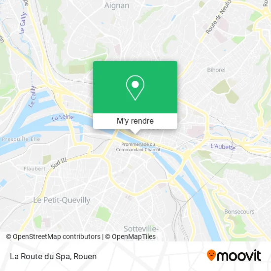 La Route du Spa plan