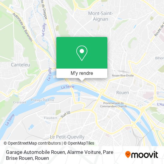 Garage Automobile Rouen, Alarme Voiture, Pare Brise Rouen plan