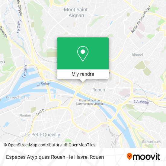 Espaces Atypiques Rouen - le Havre plan
