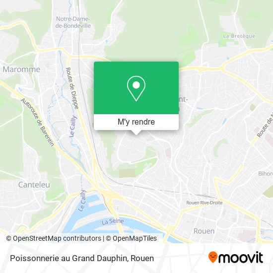Poissonnerie au Grand Dauphin plan